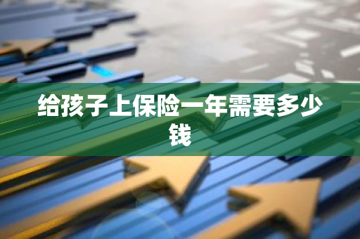 给孩子上保险一年需要多少钱