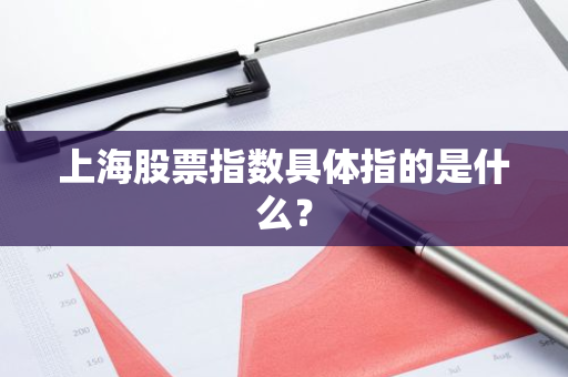 上海股票指数具体指的是什么？