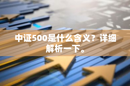 中证500是什么含义？详细解析一下。