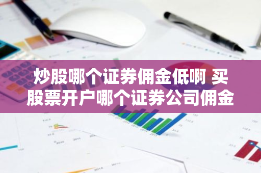炒股哪个证券佣金低啊 买股票开户哪个证券公司佣金低