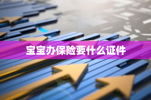 宝宝办保险要什么证件