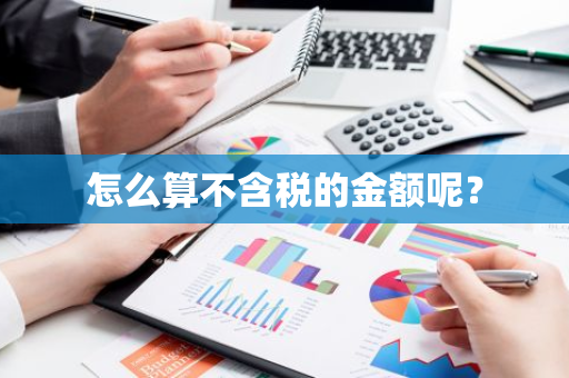 怎么算不含税的金额呢？