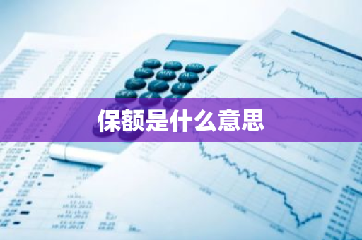 保额是什么意思