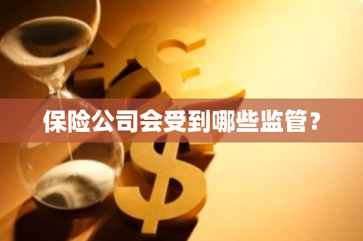 保险公司会受到哪些监管？