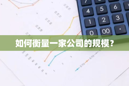 如何衡量一家公司的规模？