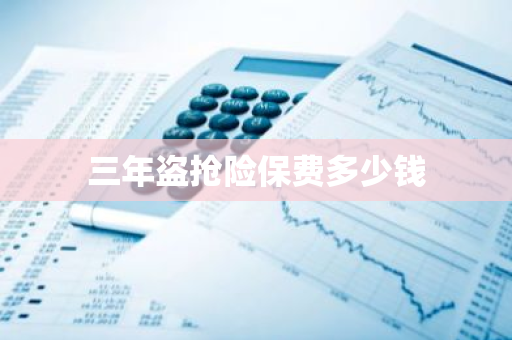 三年盗抢险保费多少钱