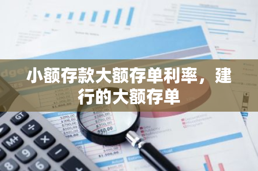 小额存款大额存单利率，建行的大额存单