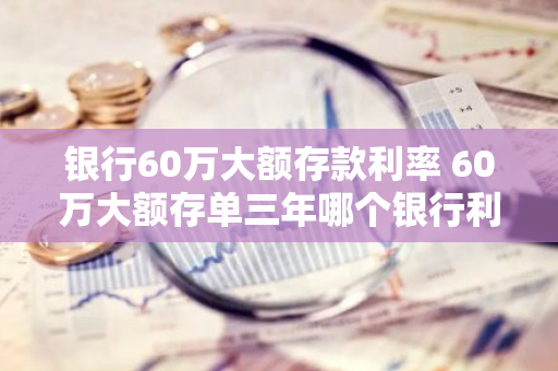 银行60万大额存款利率 60万大额存单三年哪个银行利率高