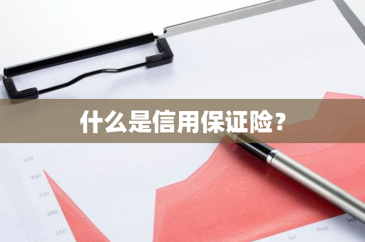 什么是信用保证险？