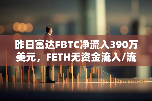 昨日富达FBTC净流入390万美元，FETH无资金流入/流出