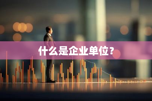 什么是企业单位？
