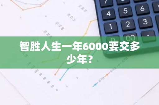 智胜人生一年6000要交多少年？