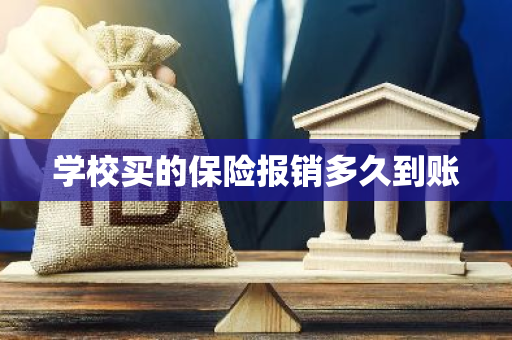 学校买的保险报销多久到账