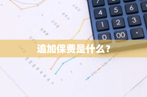 追加保费是什么？