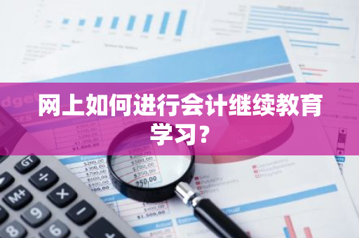 网上如何进行会计继续教育学习？