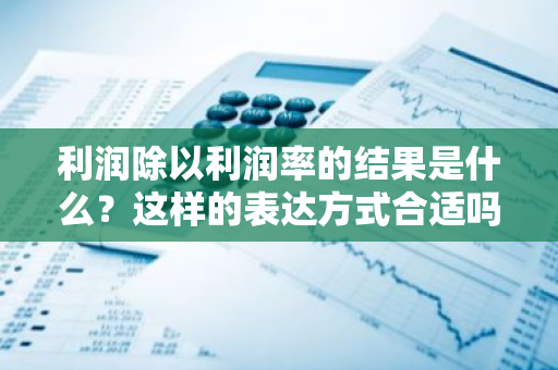 利润除以利润率的结果是什么？这样的表达方式合适吗？
