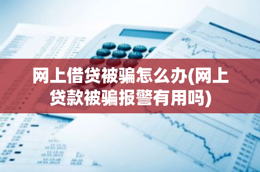 网上借贷被骗怎么办(网上贷款被骗报警有用吗)