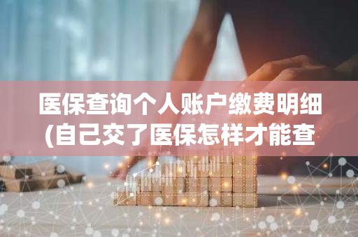 医保查询个人账户缴费明细(自己交了医保怎样才能查询)
