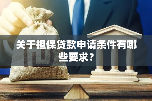 关于担保贷款申请条件有哪些要求？