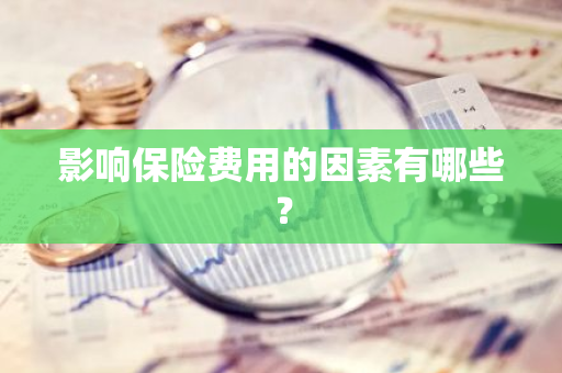 影响保险费用的因素有哪些？