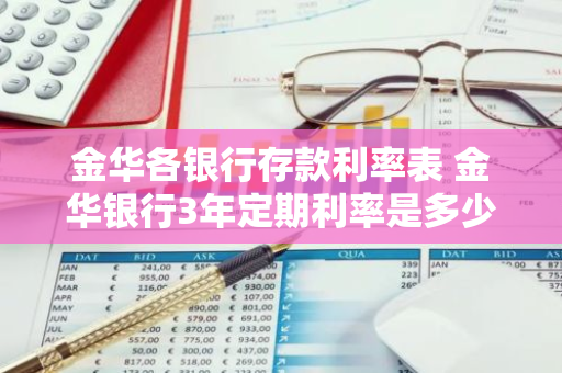 金华各银行存款利率表 金华银行3年定期利率是多少