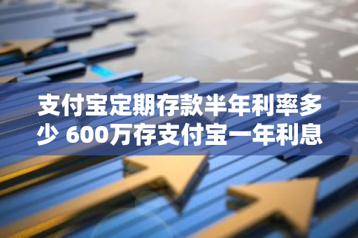 支付宝定期存款半年利率多少 600万存支付宝一年利息
