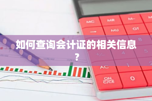 如何查询会计证的相关信息？