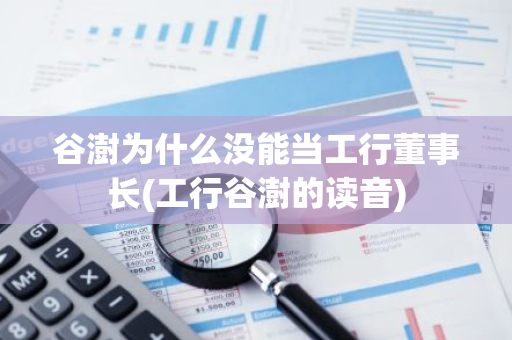 谷澍为什么没能当工行董事长(工行谷澍的读音)