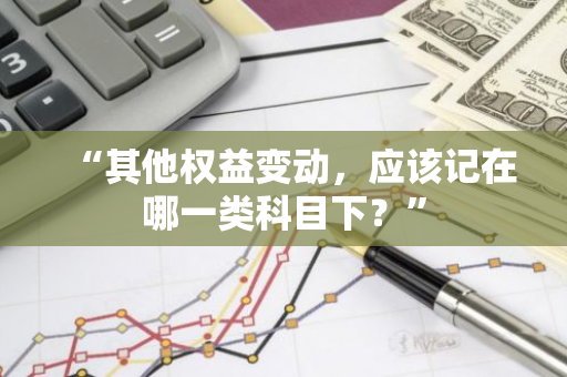 “其他权益变动，应该记在哪一类科目下？”