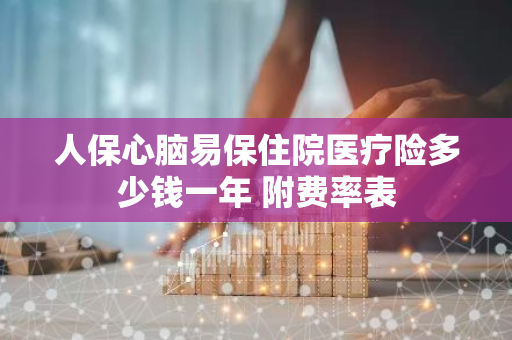 人保心脑易保住院医疗险多少钱一年 附费率表