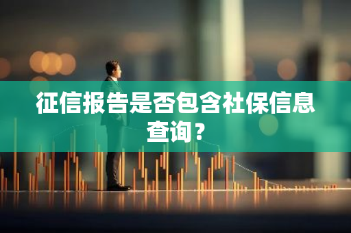 征信报告是否包含社保信息查询？