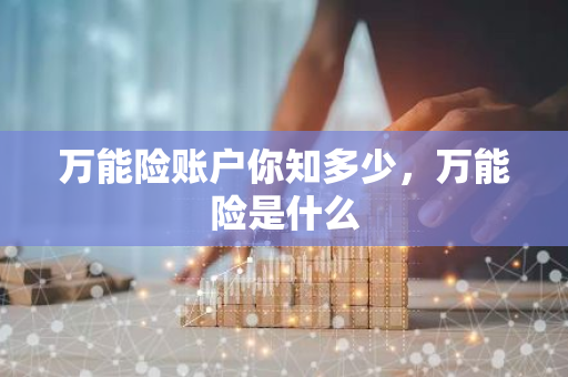 万能险账户你知多少，万能险是什么