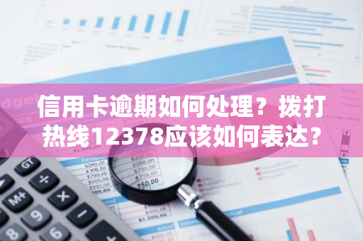 信用卡逾期如何处理？拨打热线12378应该如何表达？