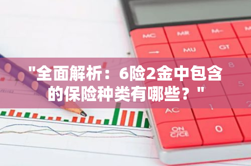 "全面解析：6险2金中包含的保险种类有哪些？"