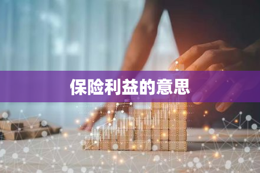 保险利益的意思