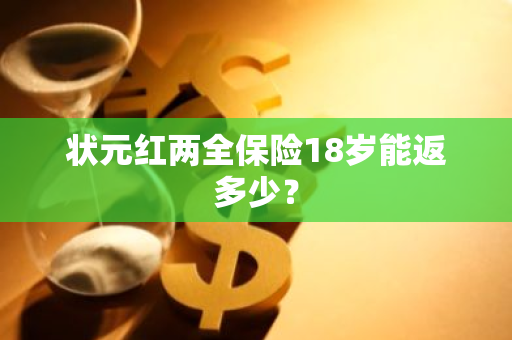 状元红两全保险18岁能返多少？