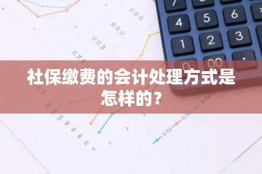 社保缴费的会计处理方式是怎样的？