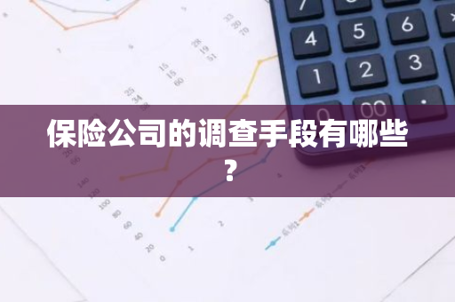 保险公司的调查手段有哪些？