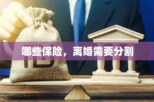 哪些保险，离婚需要分割