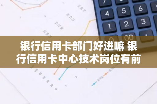银行信用卡部门好进嘛 银行信用卡中心技术岗位有前途吗