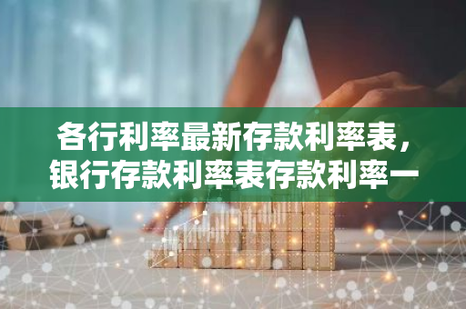 各行利率最新存款利率表，银行存款利率表存款利率一览表
