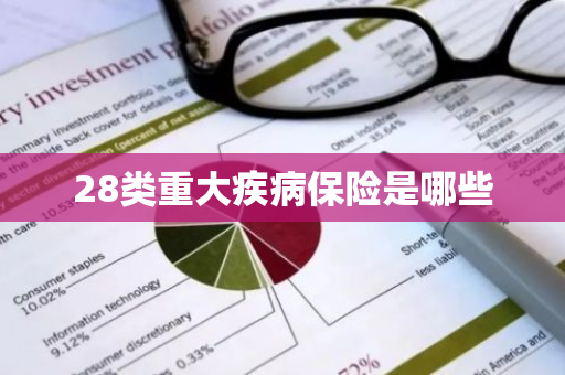 28类重大疾病保险是哪些