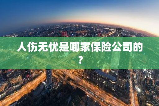 人伤无忧是哪家保险公司的？