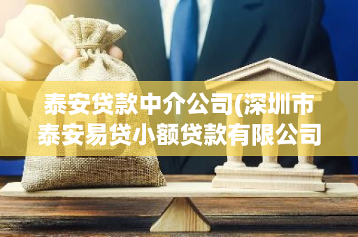 泰安贷款中介公司(深圳市泰安易贷小额贷款有限公司介绍)
