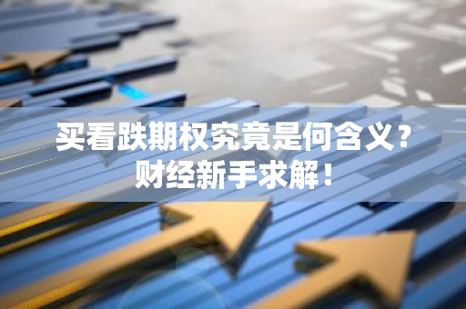 买看跌期权究竟是何含义？财经新手求解！