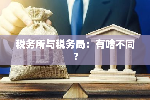 税务所与税务局：有啥不同？