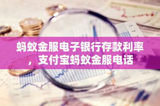 蚂蚁金服电子银行存款利率，支付宝蚂蚁金服电话