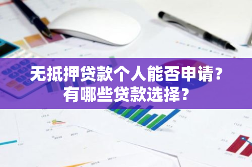 无抵押贷款个人能否申请？有哪些贷款选择？