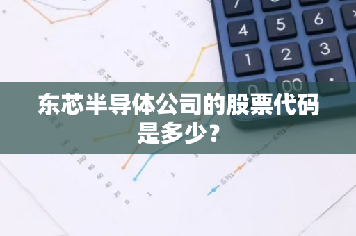 东芯半导体公司的股票代码是多少？