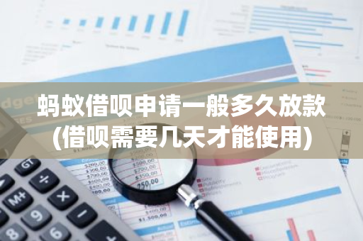 蚂蚁借呗申请一般多久放款(借呗需要几天才能使用)